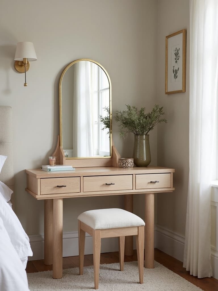 nook enhancing corner dressing tables