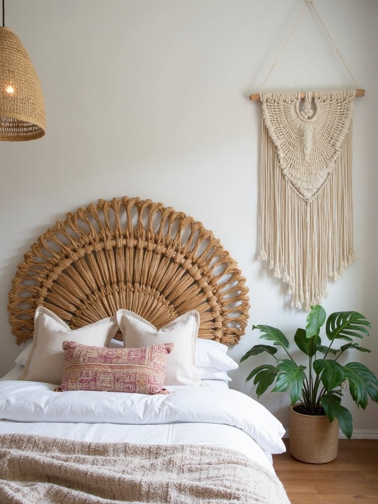 organic boho bedroom sanctuary