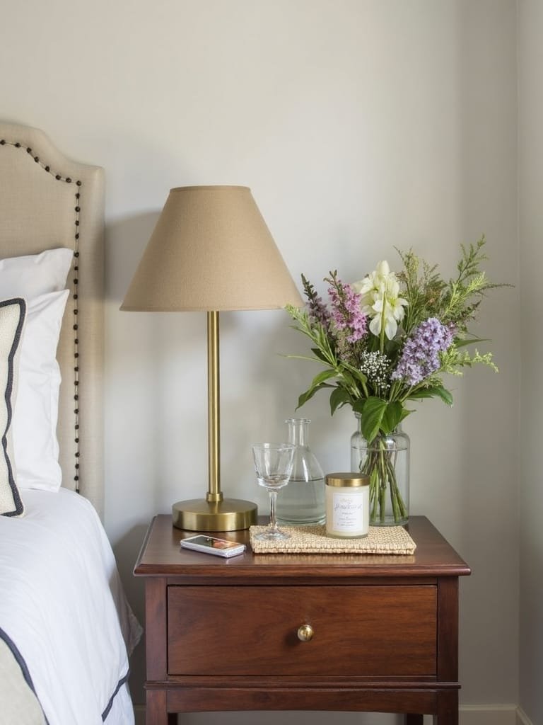 organize key nightstand items