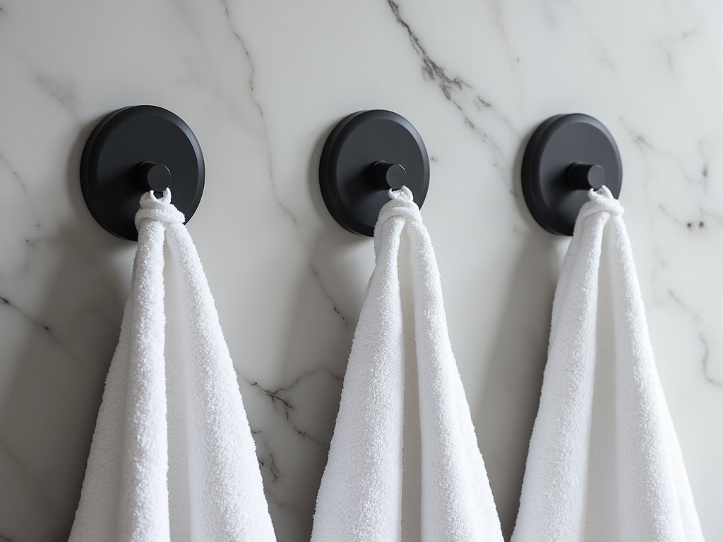 organized accessible stylish towel hook displays