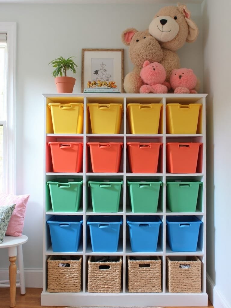 organized by color coding