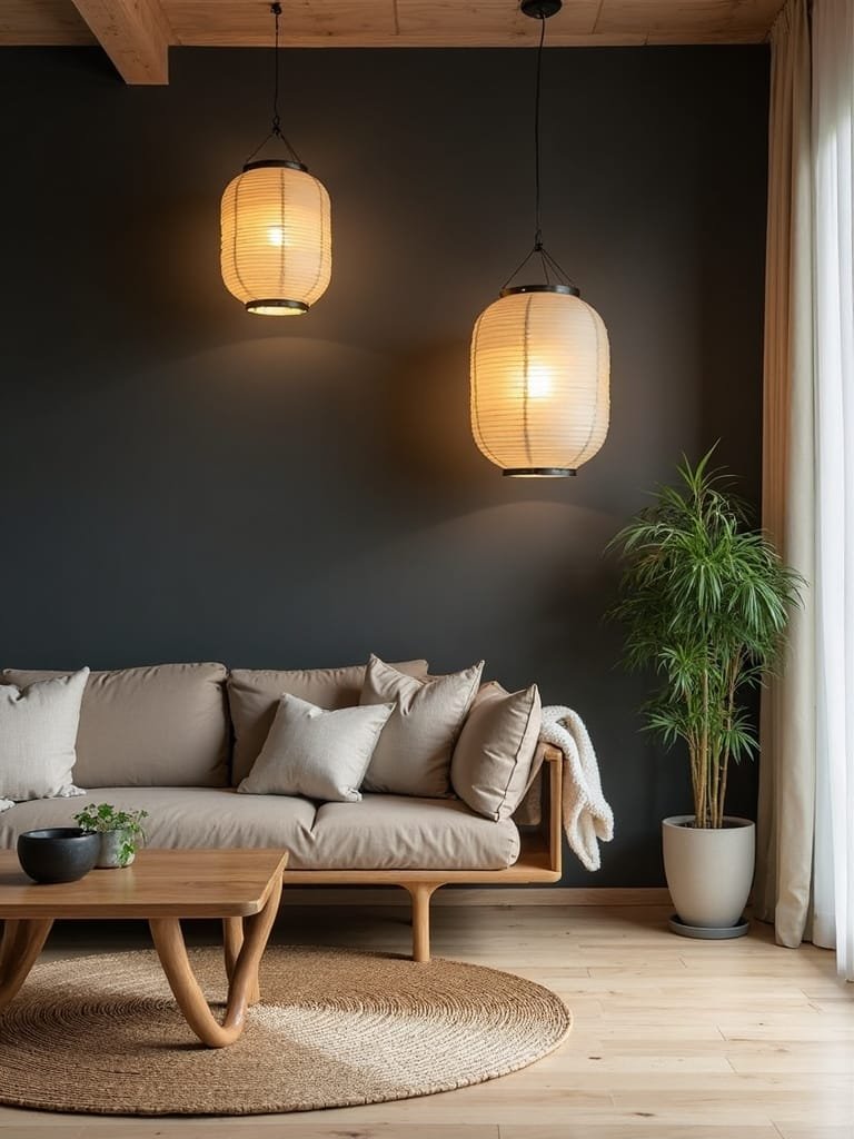 paper lanterns and lighting