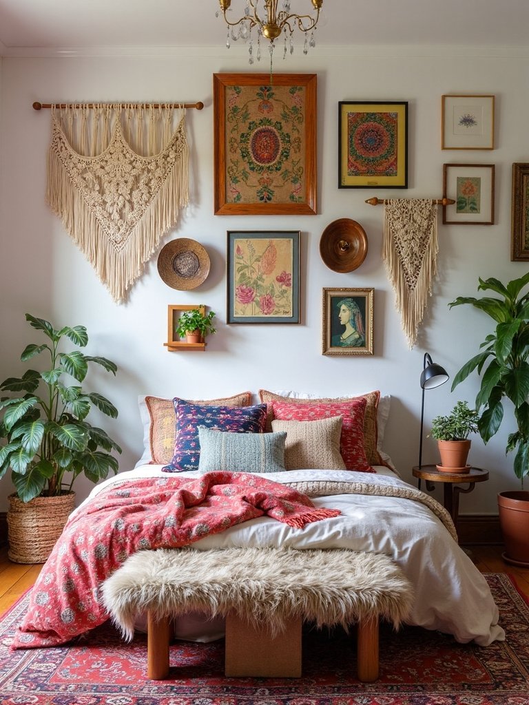 personalized art gallery inspired bedroom