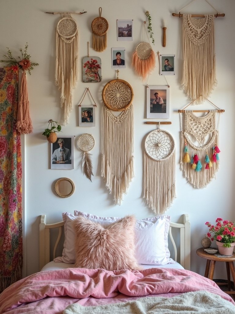 personalized gallery wall with unique elements