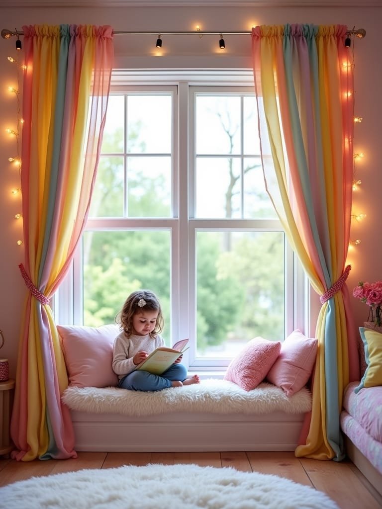 playful bedroom curtain ideas