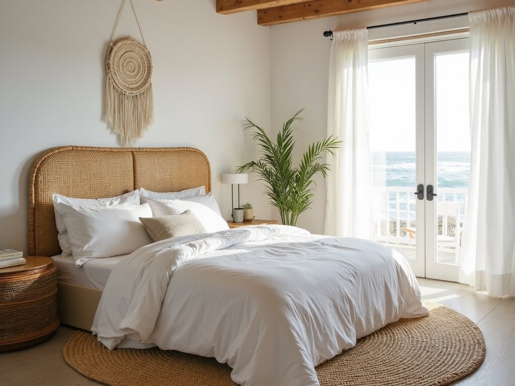 refined coastal boho minimalist design