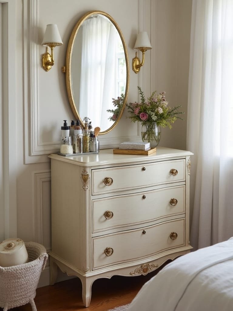 repurposed furniture for bathrooms