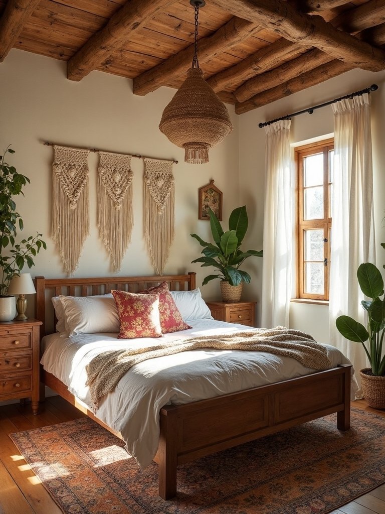 rustic bohemian cozy nature inspired