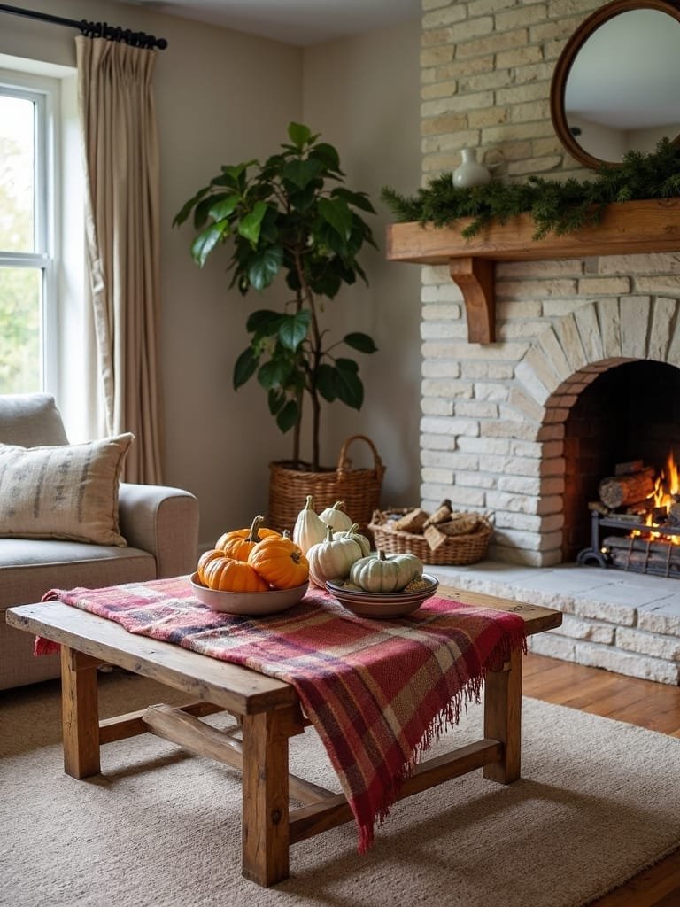 seasonal decorative accents added