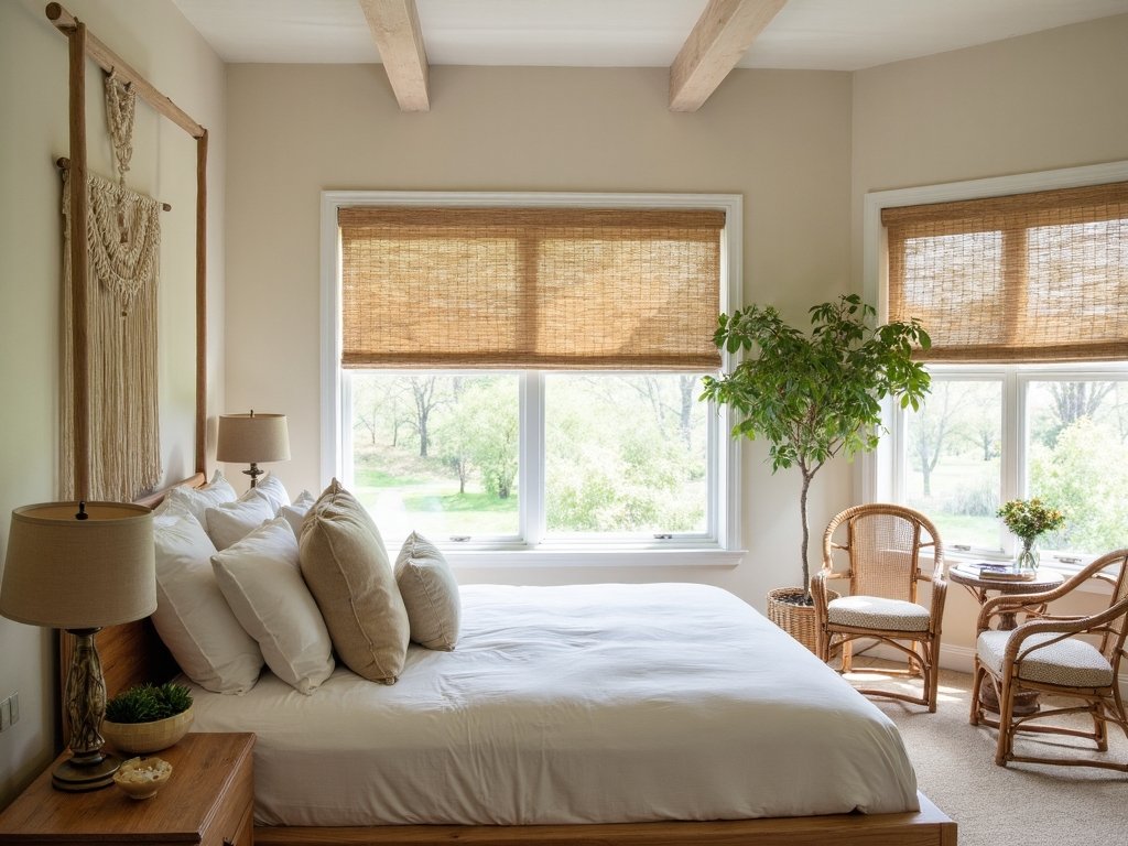 serene organic minimalist bamboo treatments