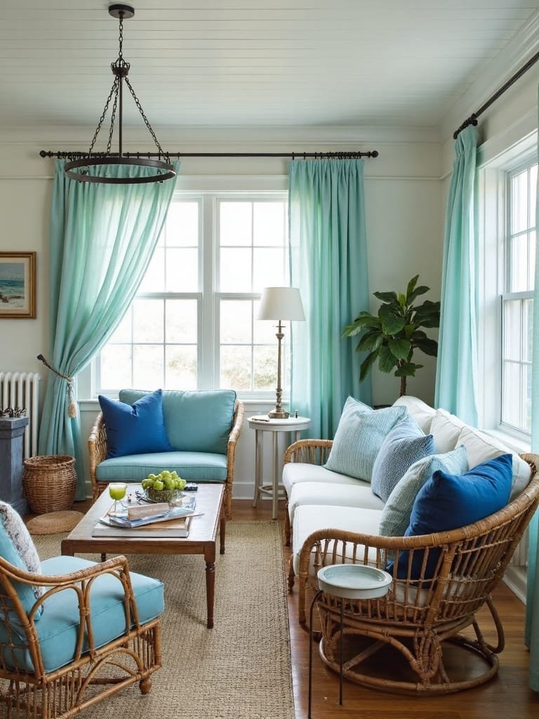 shades of blue layers