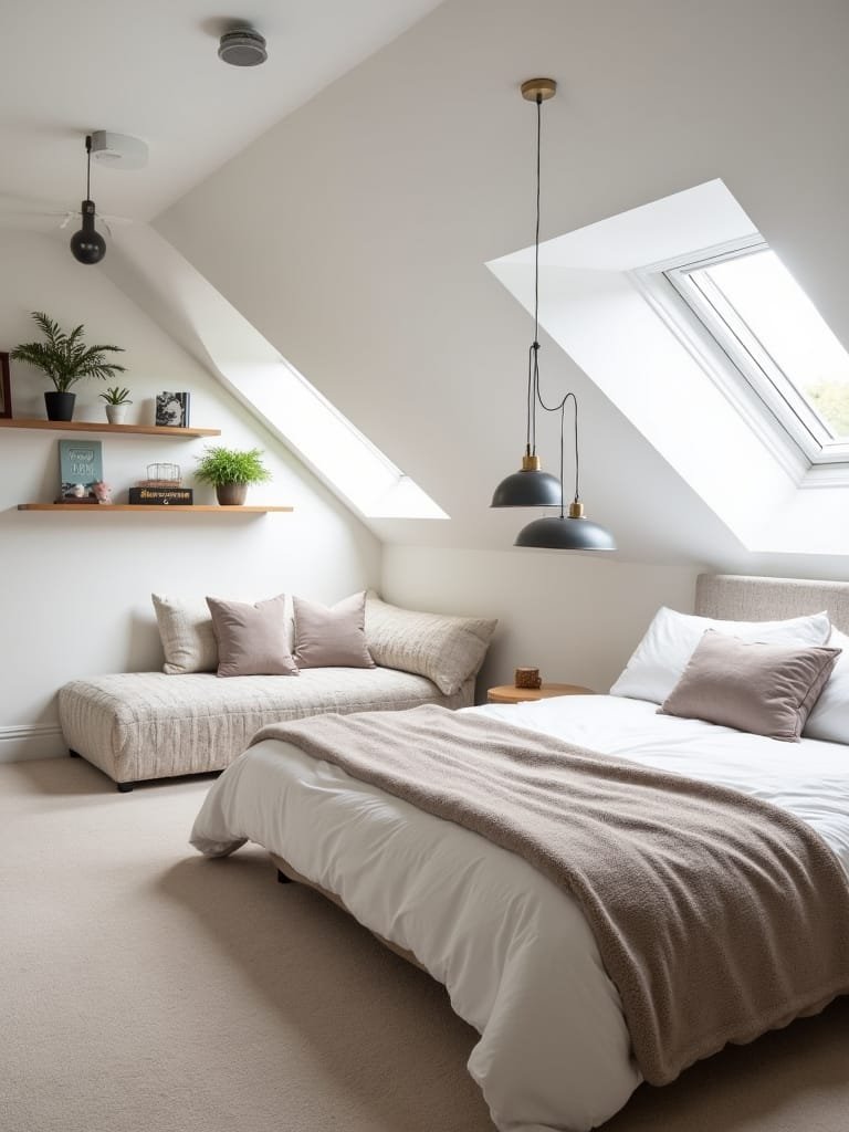 sloped ceiling bedroom inspiration