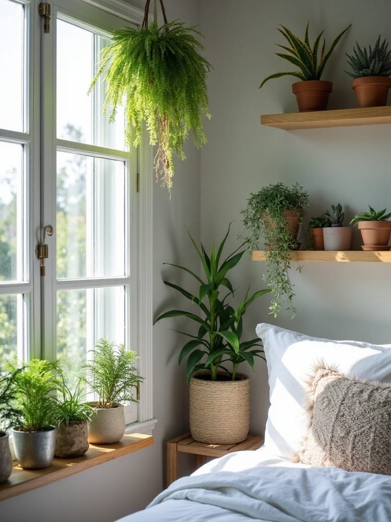 small bedroom plant options