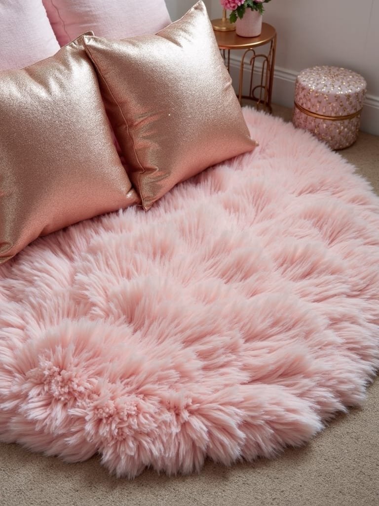 soft decorative floor textiles