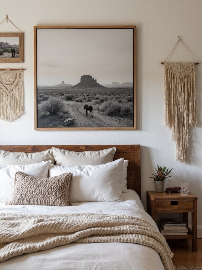 sophisticated balanced impactful boho western art