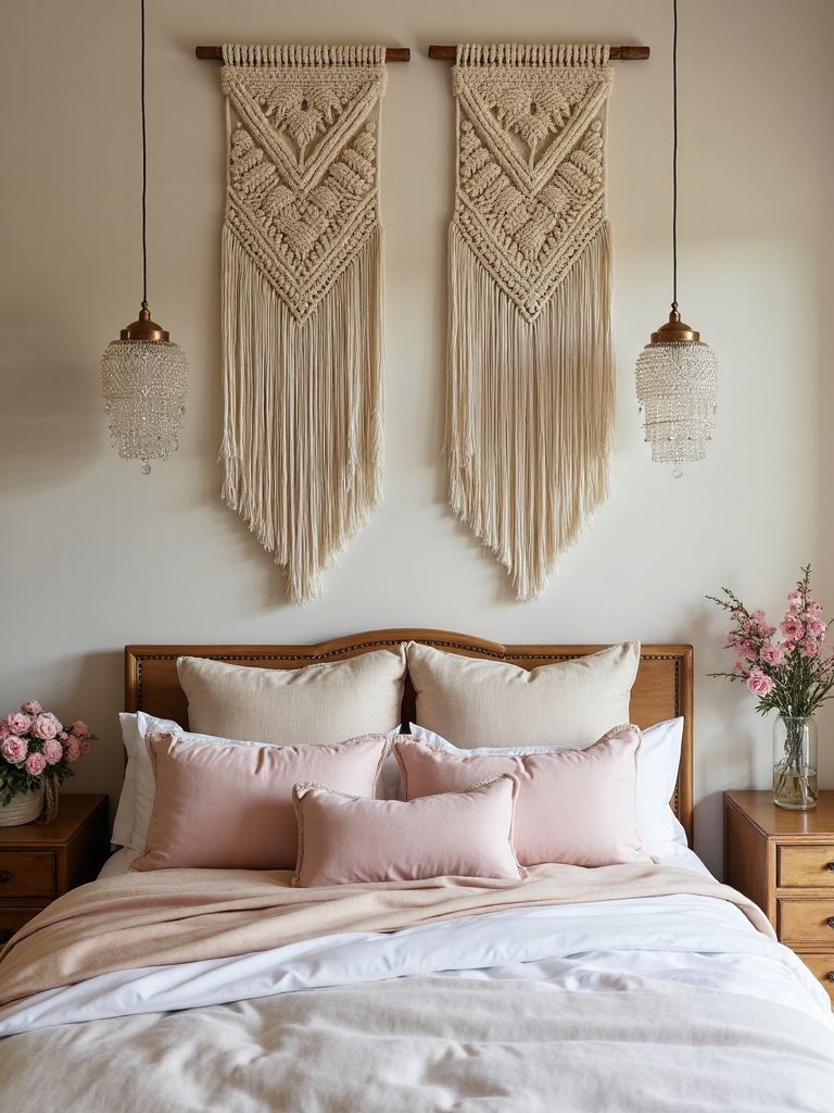 sophisticated boho chic bedroom sanctuary