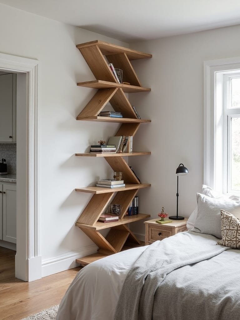 space optimizing zigzag corners