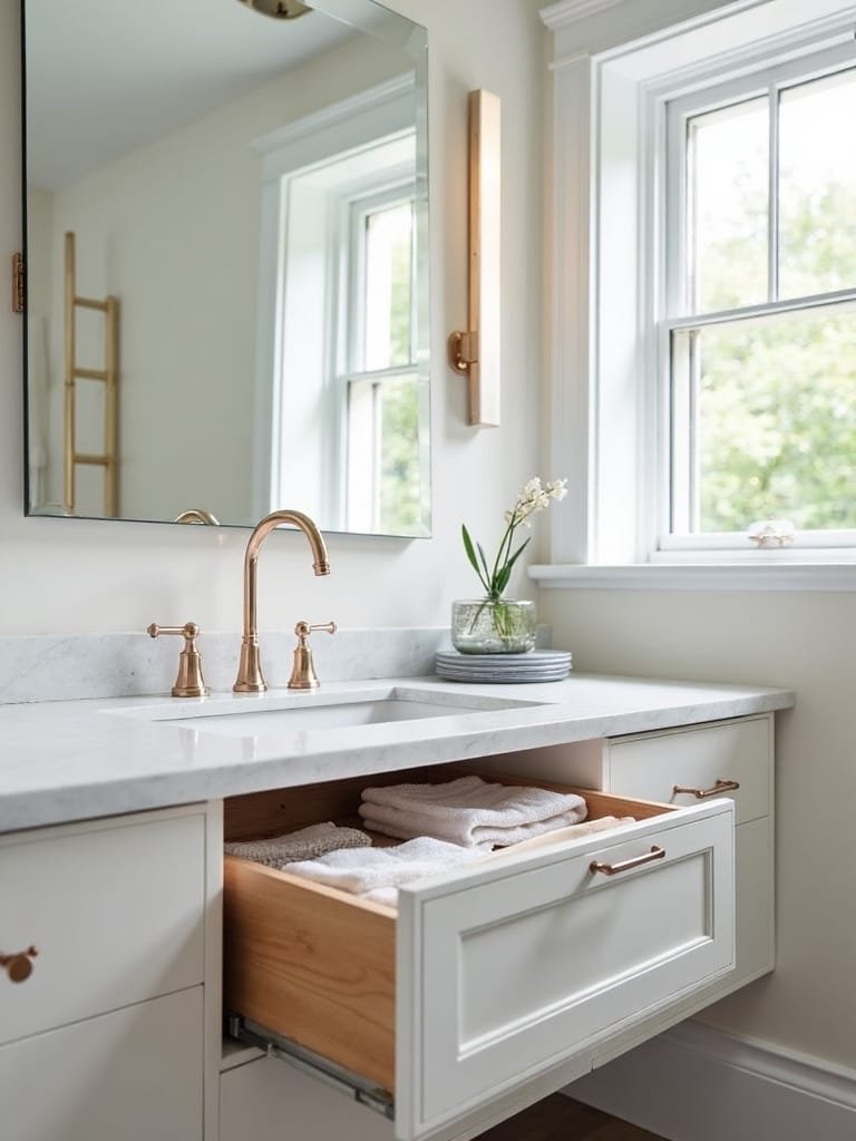 space saving bathroom storage solutions