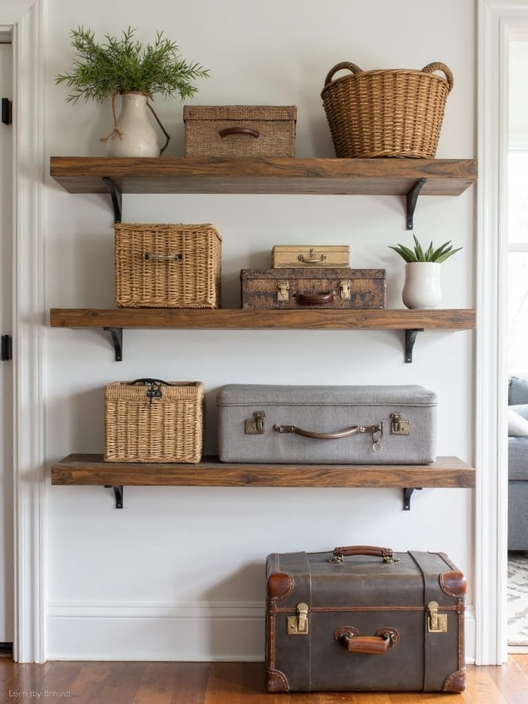 stylish organizational shelving solutions