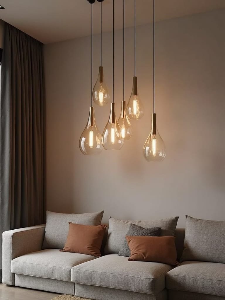 stylish pendant lighting installation