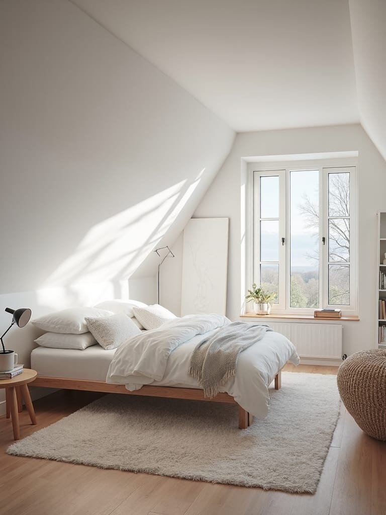 stylish serene attic escapes
