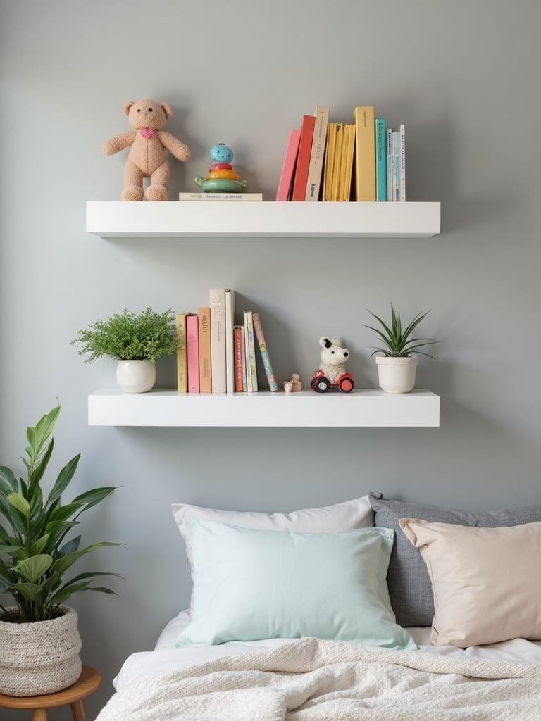 suspended shelf design concept