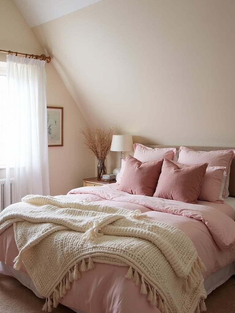 textured fabrics in pastels