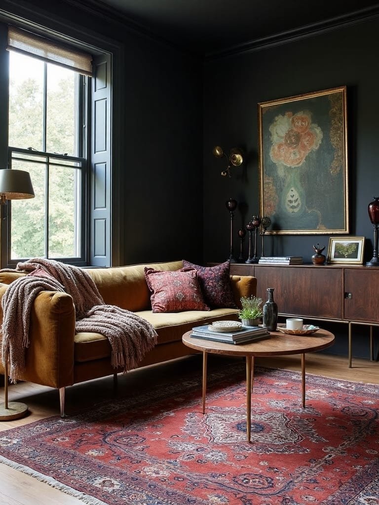 textured fabrics with rich hues