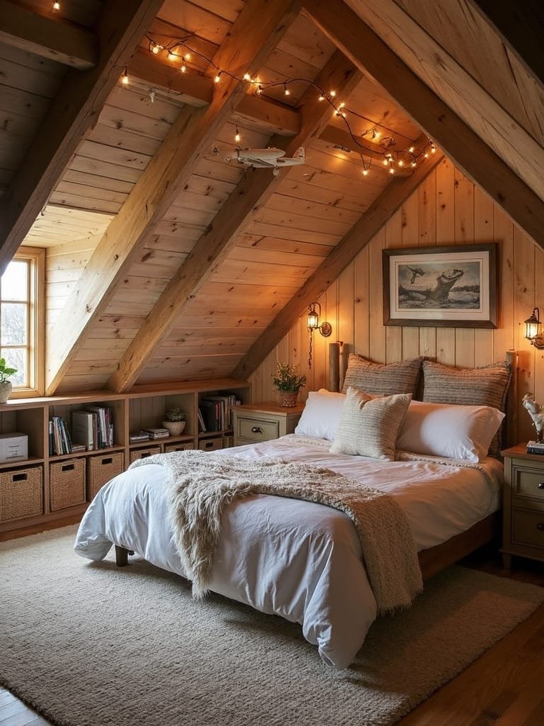 utilizing sloped ceiling areas