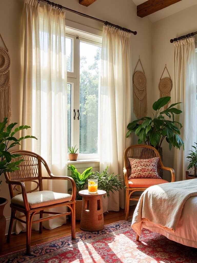 verdant bohemian tranquil tropical