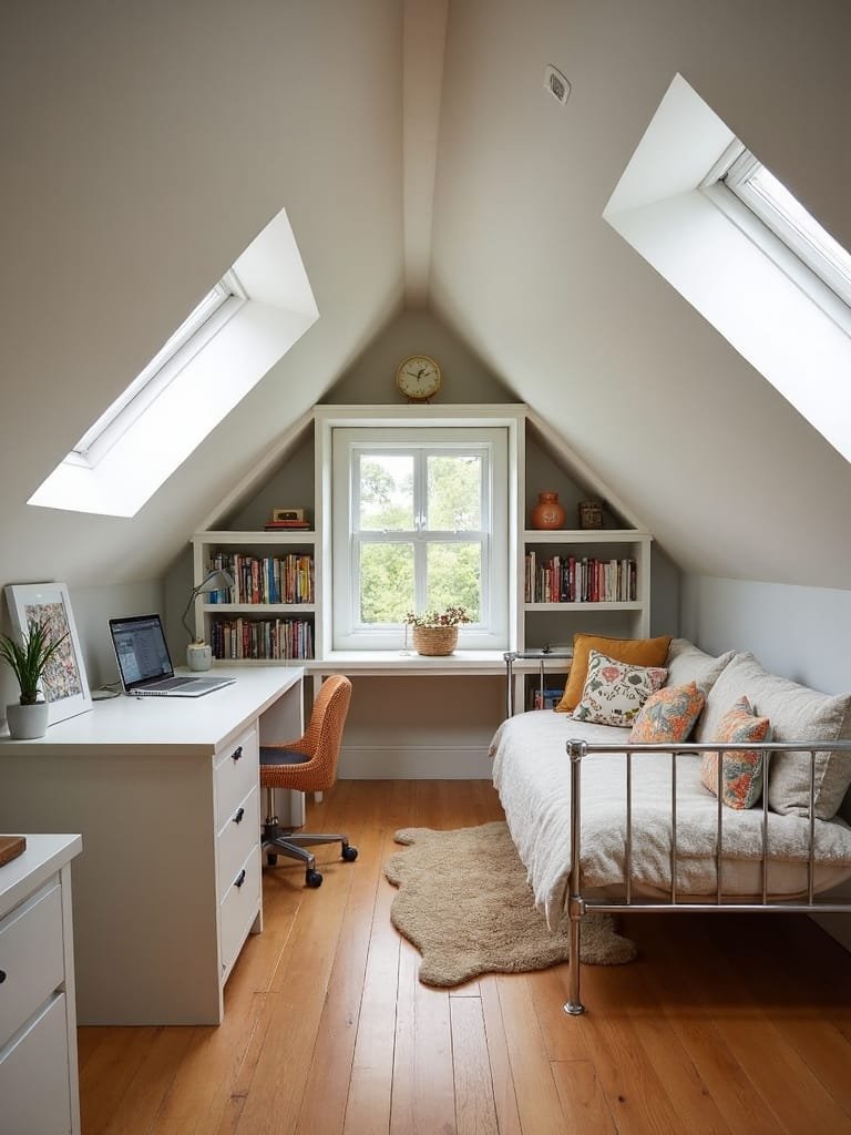 versatile attic bedroom ideas