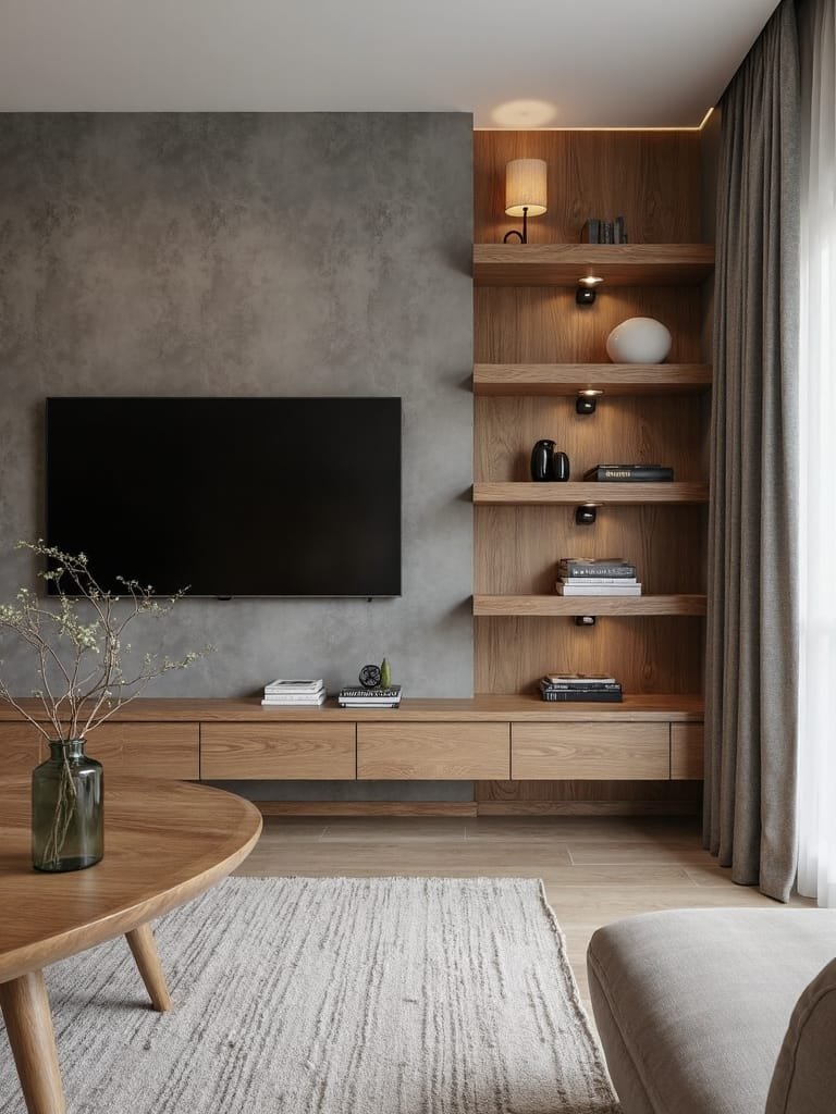 vertical decorative fixtures installation