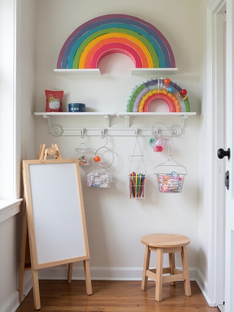 vibrant art exhibit areas