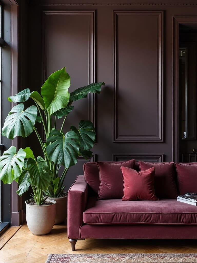 vibrant indoor plant display