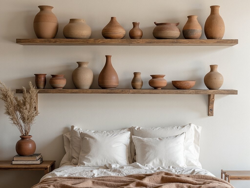 vintage ceramic pottery collections boho