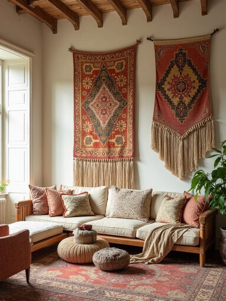 vintage tapestries and textiles