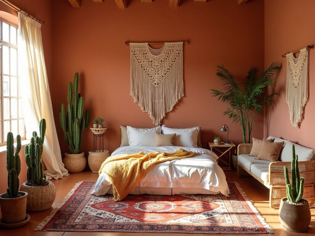 warm rustic serene bohemian