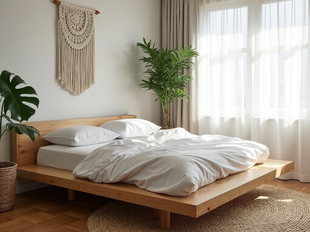 weightless nature infused minimalist boho sanctuary