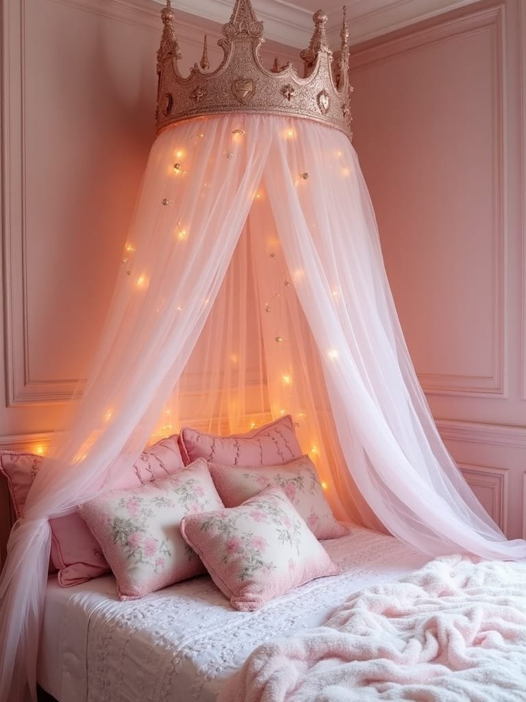 whimsical pink castle design