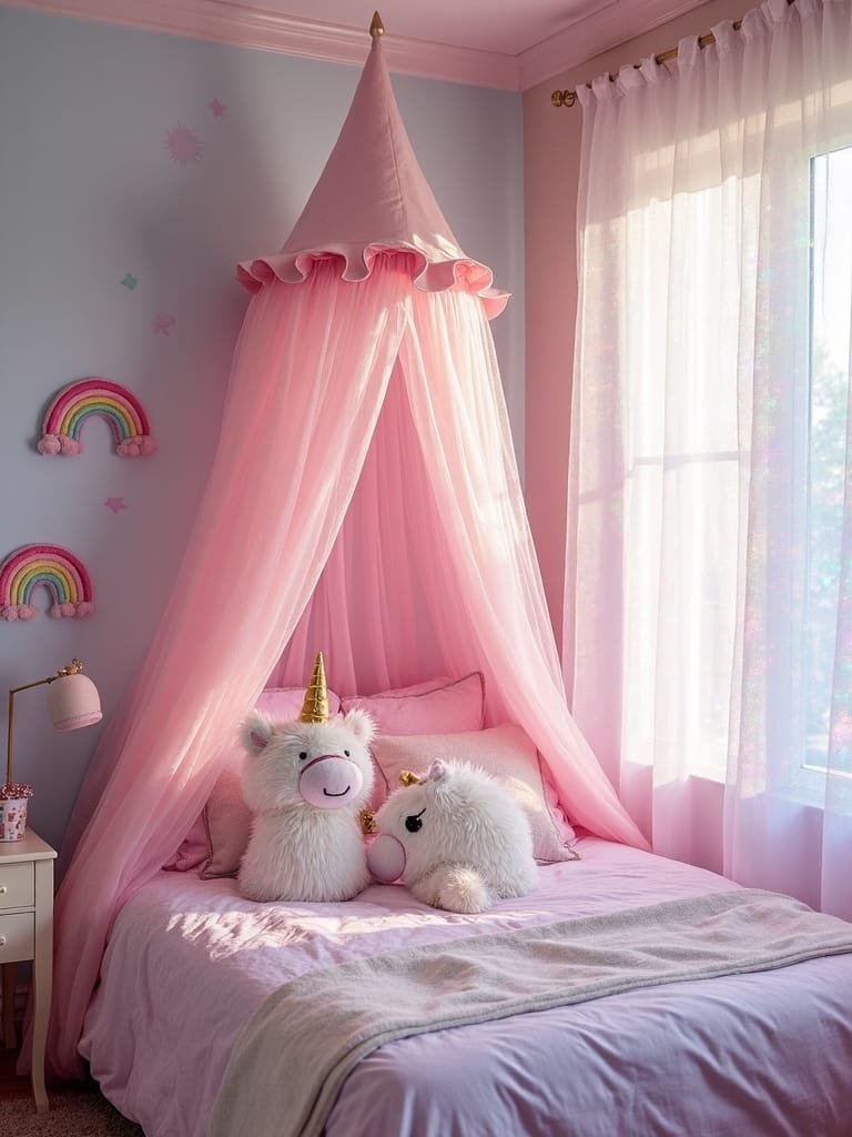 whimsical unicorn themed playground