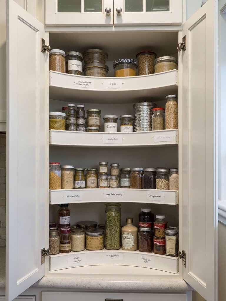 accessible rotating pantry storage solution