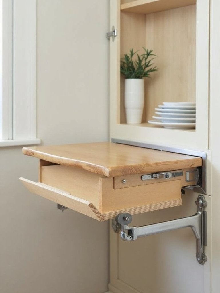 adaptable flexible folding countertop extensions