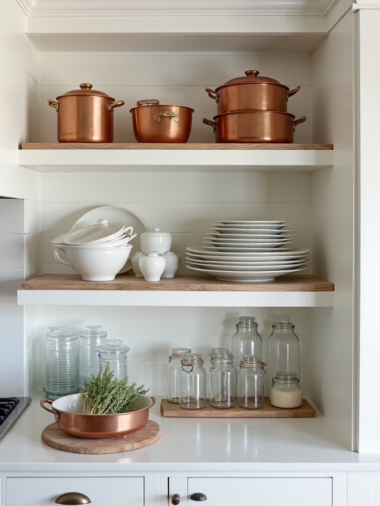 amplify cabinet storage with shelf risers