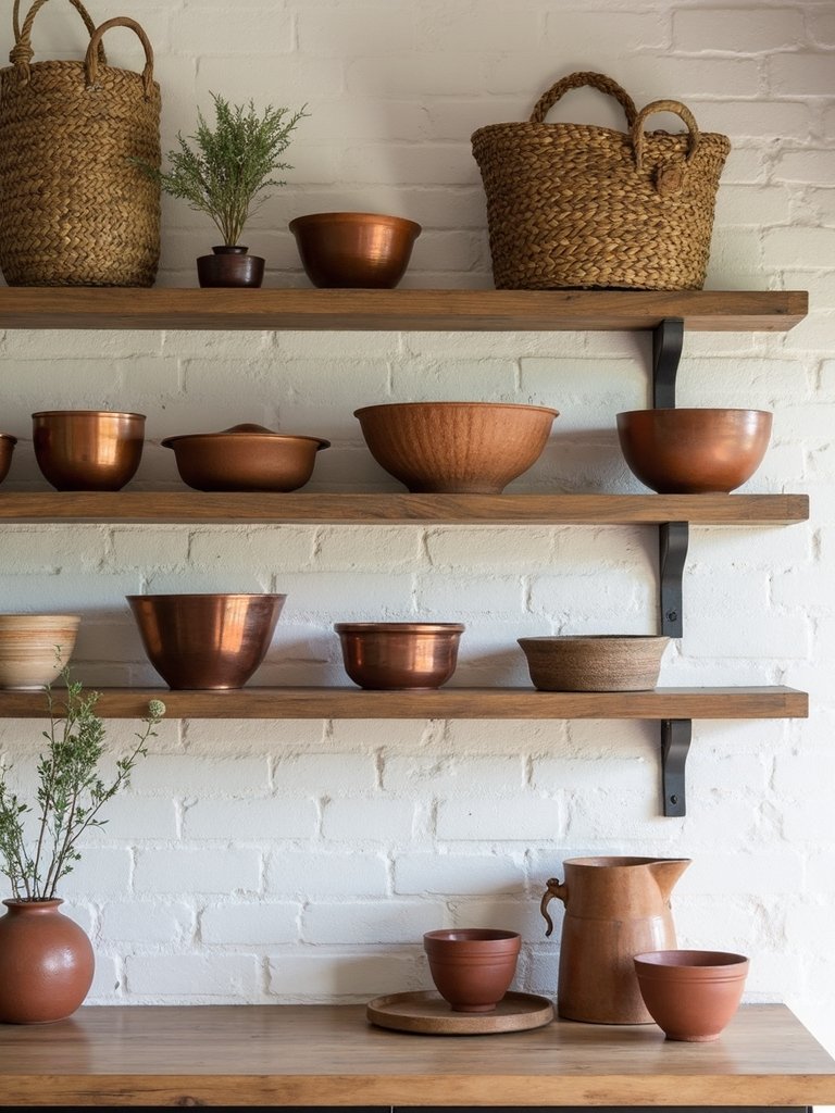 artful functional kitchen decor display