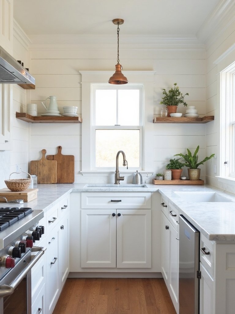 artfully blended metal accents