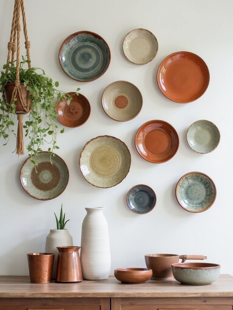 artistic functional decorative ceramic arrangements