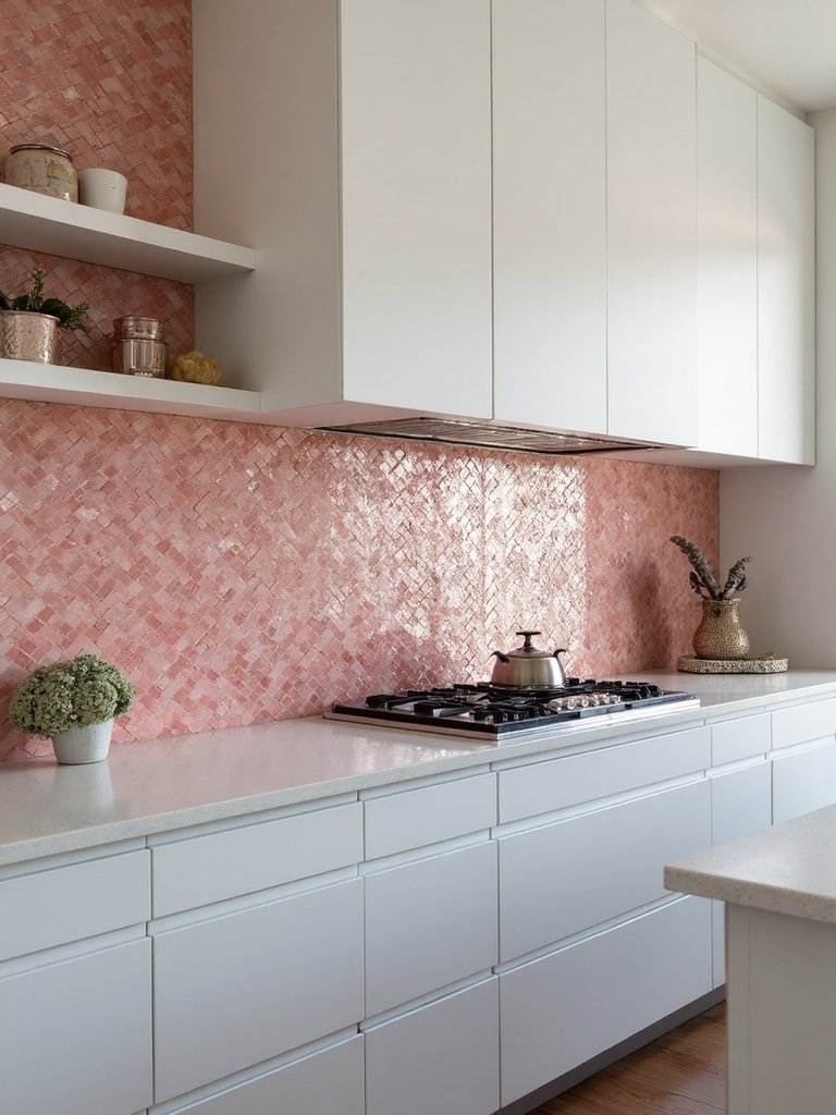 artistic limitless mosaic kitchen