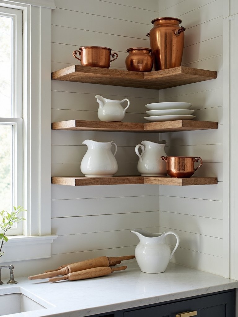 authentic farmhouse kitchen antique displays