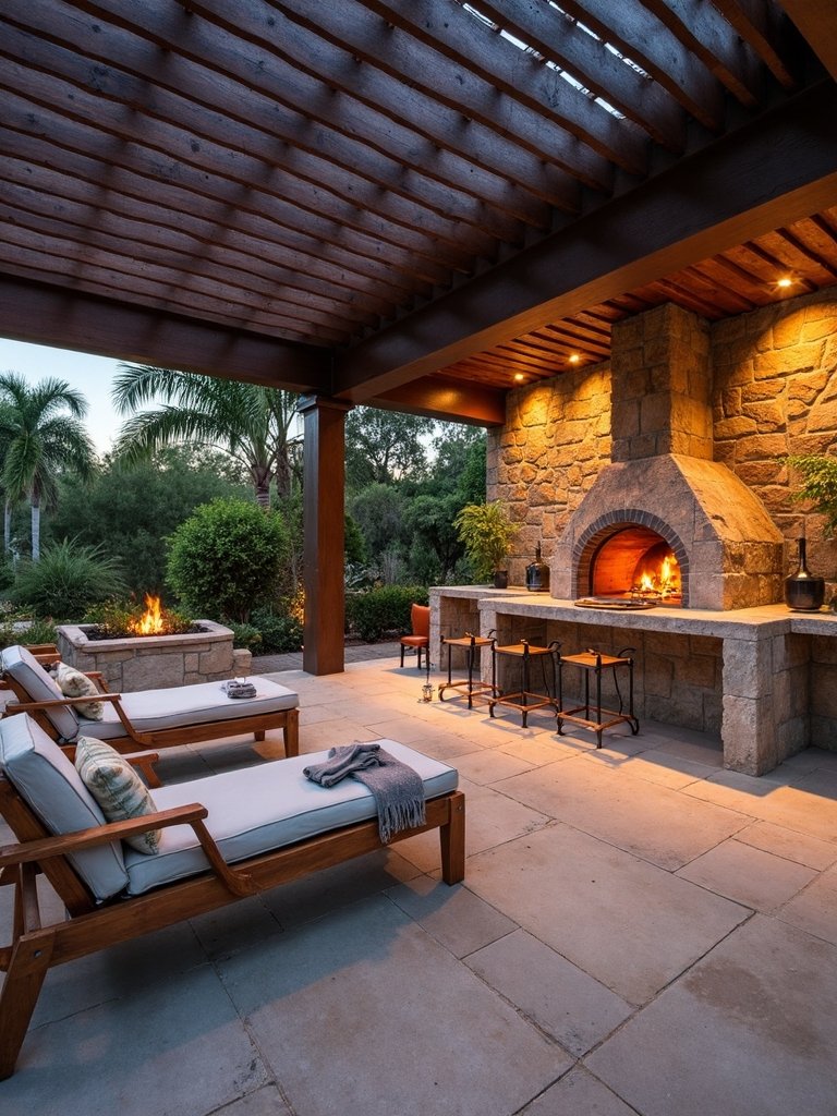 authentic outdoor pizza cooking experience