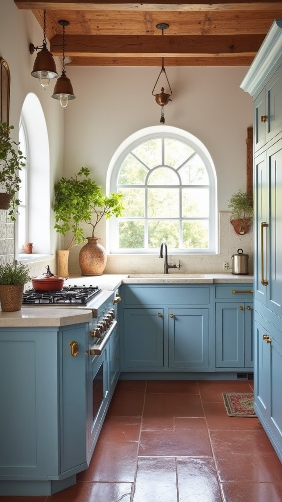 azure cabinets coastal charm